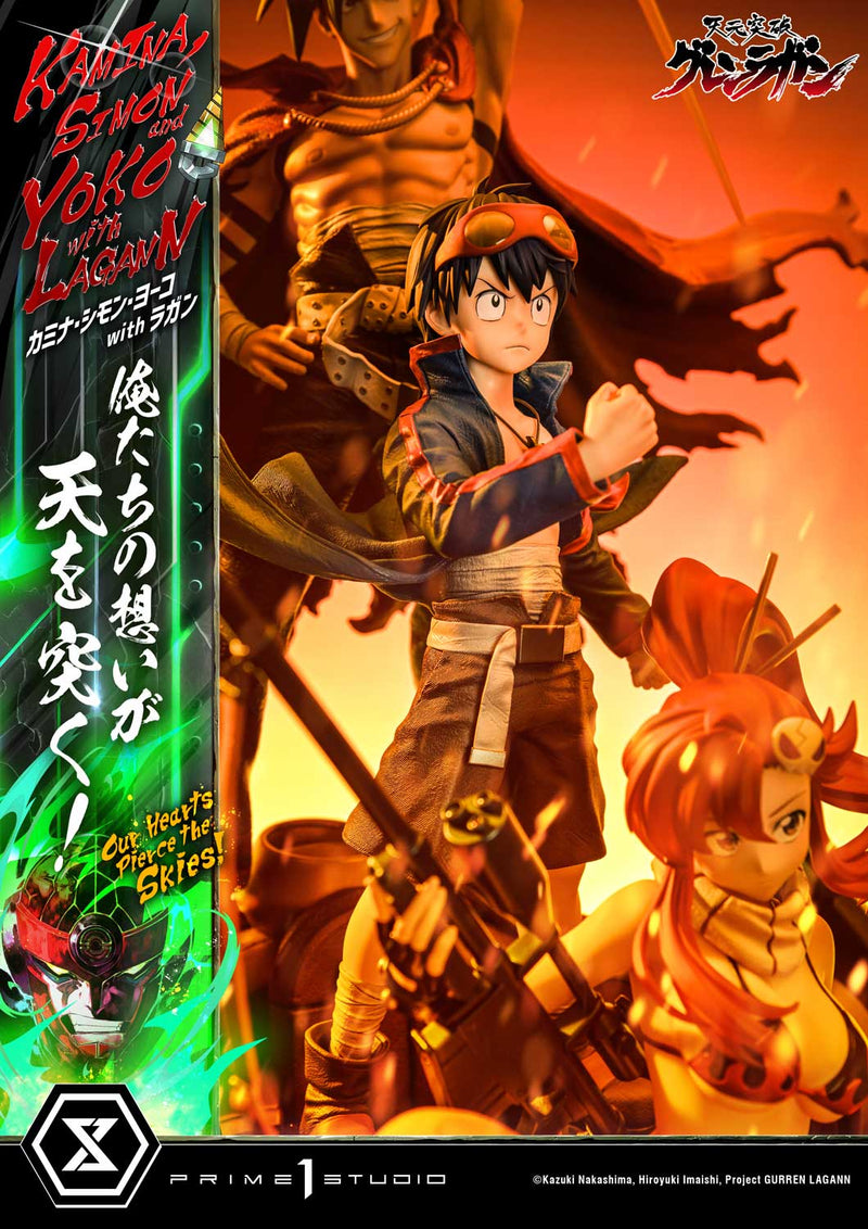 Tengen Toppa Gurren Lagann Prime 1 Ultimate Premium Masterline Studio Kamina, Simon & Yoko with Lagann Our Hearts Pierce the Skies!