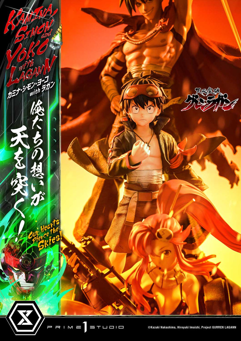 Tengen Toppa Gurren Lagann Prime 1 Ultimate Premium Masterline Studio Kamina, Simon & Yoko with Lagann Our Hearts Pierce the Skies!