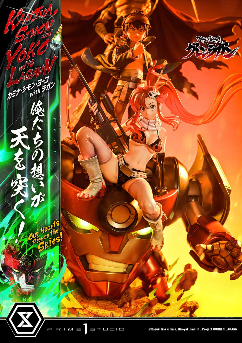 Tengen Toppa Gurren Lagann Prime 1 Ultimate Premium Masterline Studio Kamina, Simon & Yoko with Lagann Our Hearts Pierce the Skies!
