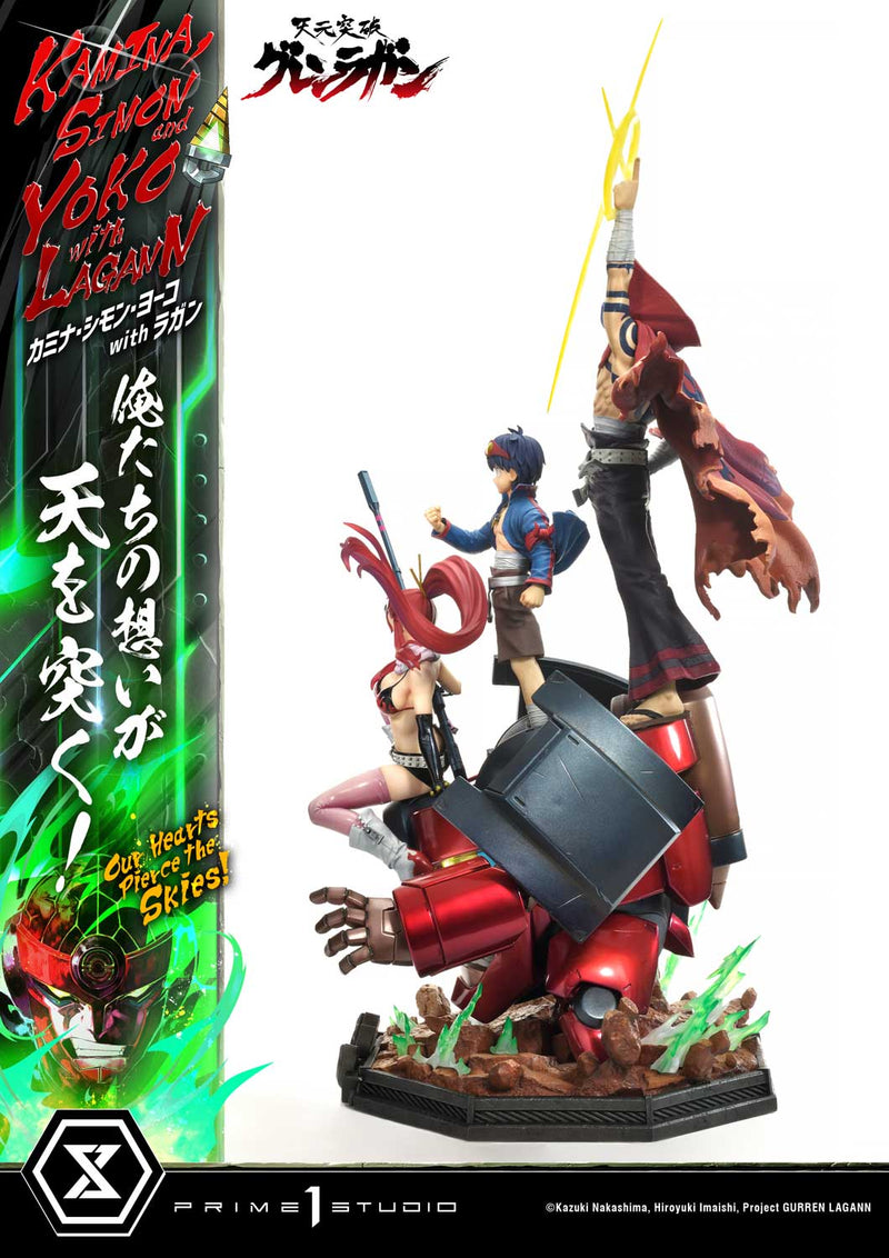 Tengen Toppa Gurren Lagann Prime 1 Ultimate Premium Masterline Studio Kamina, Simon & Yoko with Lagann Our Hearts Pierce the Skies!