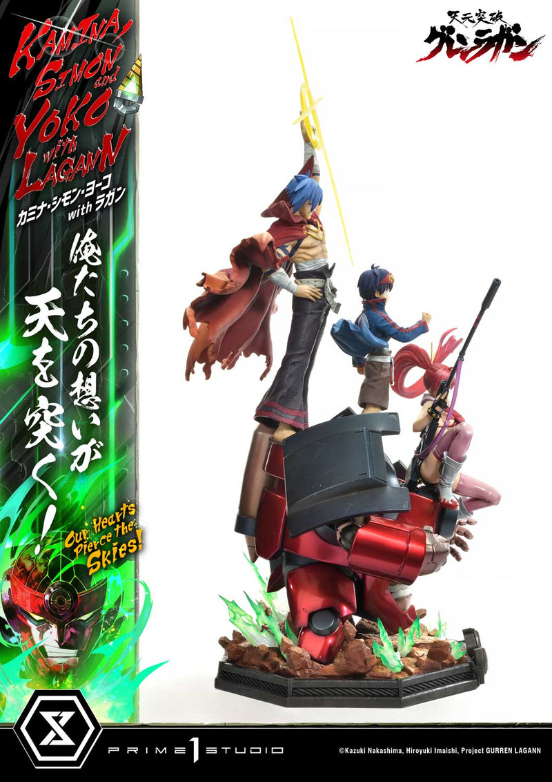 Tengen Toppa Gurren Lagann Prime 1 Ultimate Premium Masterline Studio Kamina, Simon & Yoko with Lagann Our Hearts Pierce the Skies!