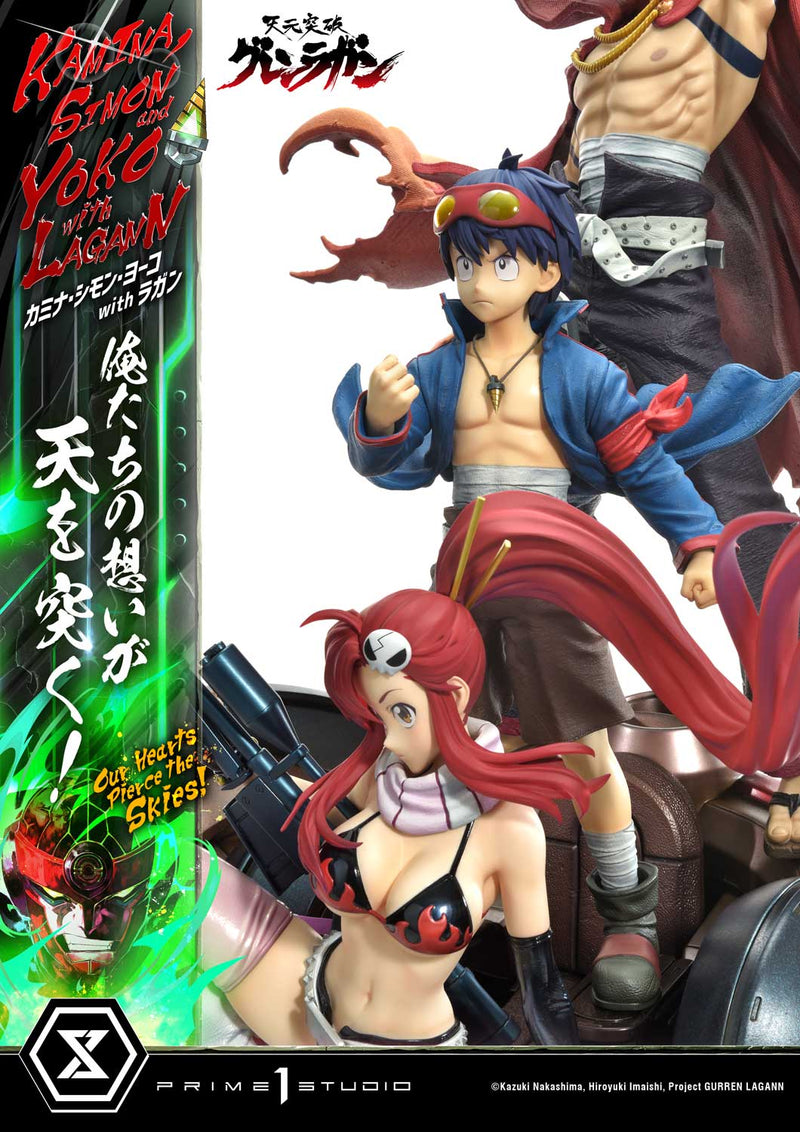 Tengen Toppa Gurren Lagann Prime 1 Ultimate Premium Masterline Studio Kamina, Simon & Yoko with Lagann Our Hearts Pierce the Skies!
