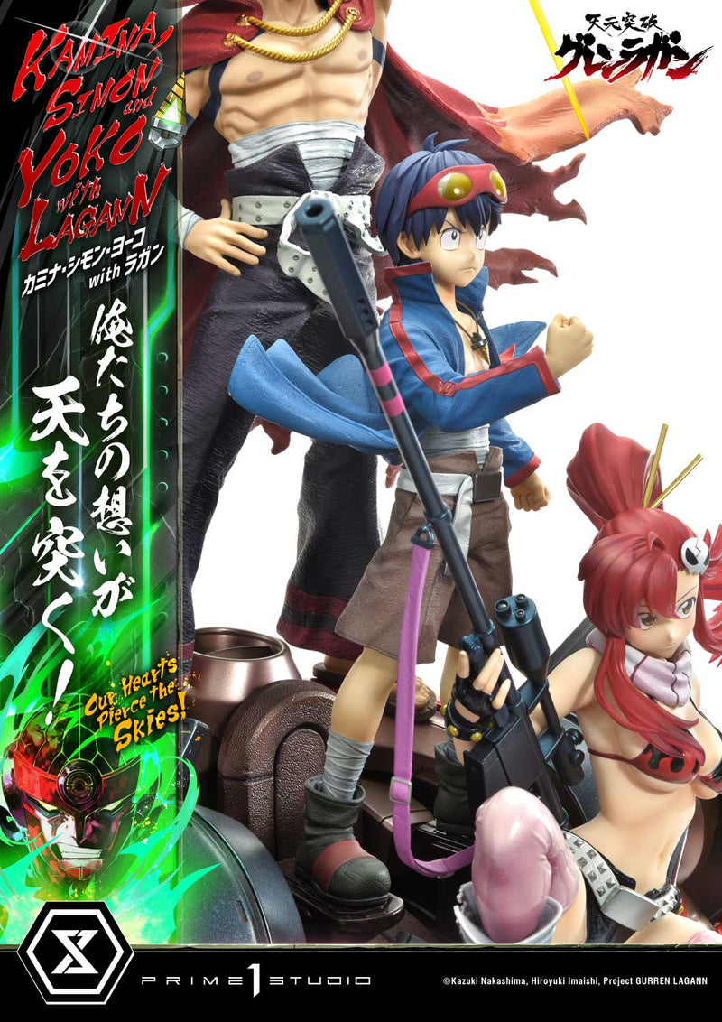 Tengen Toppa Gurren Lagann Prime 1 Ultimate Premium Masterline Studio Kamina, Simon & Yoko with Lagann Our Hearts Pierce the Skies!