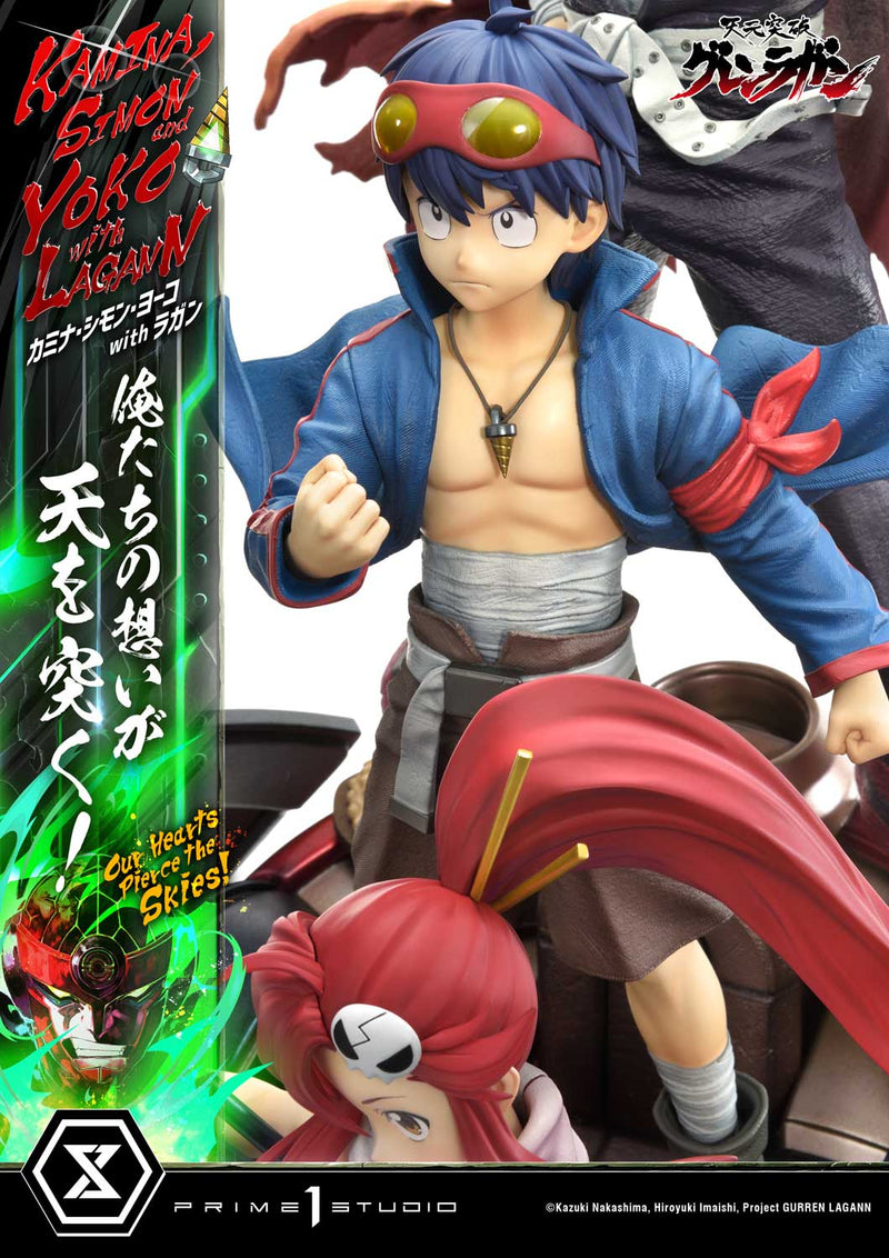 Tengen Toppa Gurren Lagann Prime 1 Ultimate Premium Masterline Studio Kamina, Simon & Yoko with Lagann Our Hearts Pierce the Skies!