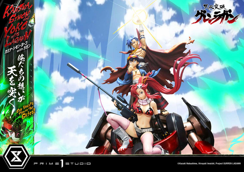 Tengen Toppa Gurren Lagann Prime 1 Ultimate Premium Masterline Studio Kamina, Simon & Yoko with Lagann Our Hearts Pierce the Skies!