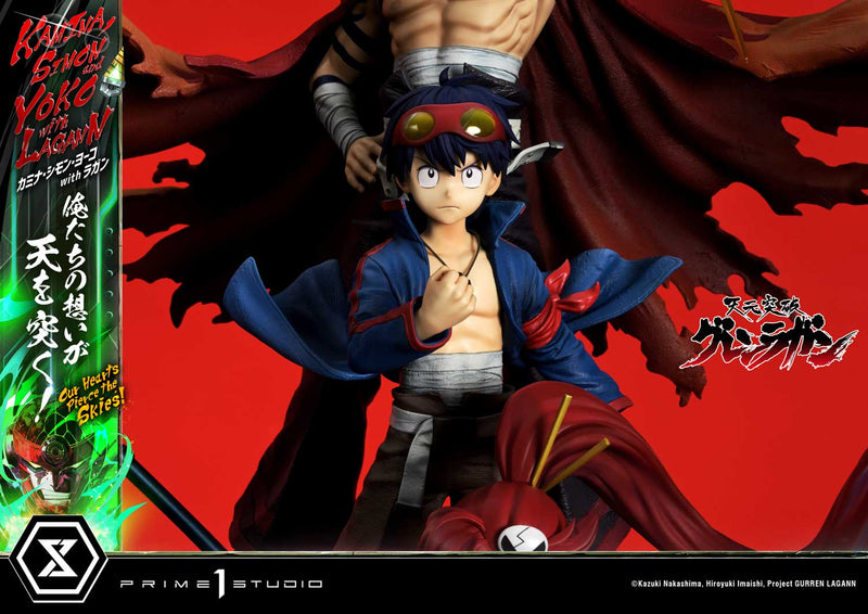 Tengen Toppa Gurren Lagann Prime 1 Ultimate Premium Masterline Studio Kamina, Simon & Yoko with Lagann Our Hearts Pierce the Skies!