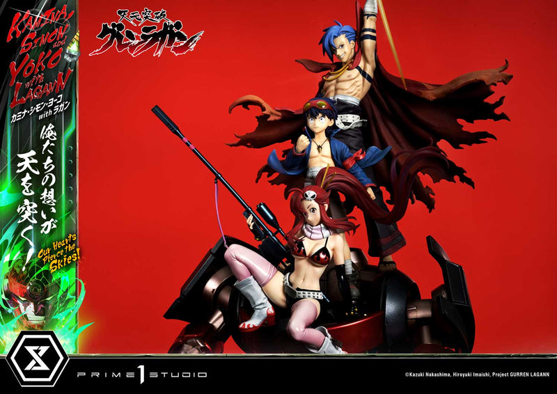 Tengen Toppa Gurren Lagann Prime 1 Ultimate Premium Masterline Studio Kamina, Simon & Yoko with Lagann Our Hearts Pierce the Skies!