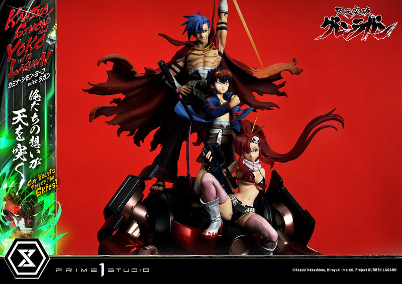 Tengen Toppa Gurren Lagann Prime 1 Ultimate Premium Masterline Studio Kamina, Simon & Yoko with Lagann Our Hearts Pierce the Skies!