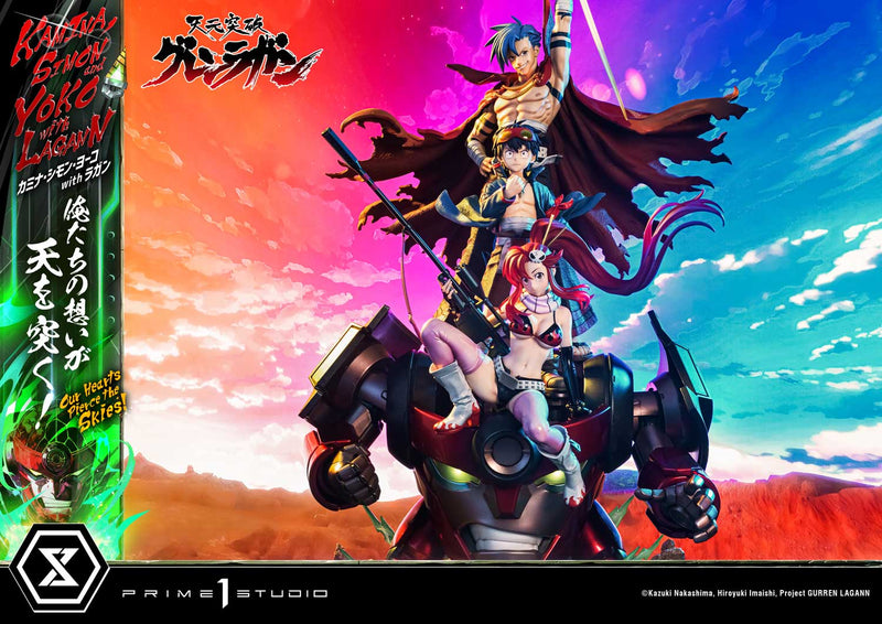 Tengen Toppa Gurren Lagann Prime 1 Ultimate Premium Masterline Studio Kamina, Simon & Yoko with Lagann Our Hearts Pierce the Skies!