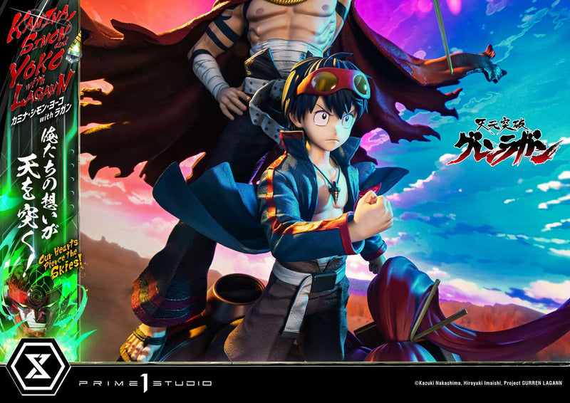 Tengen Toppa Gurren Lagann Prime 1 Ultimate Premium Masterline Studio Kamina, Simon & Yoko with Lagann Our Hearts Pierce the Skies!