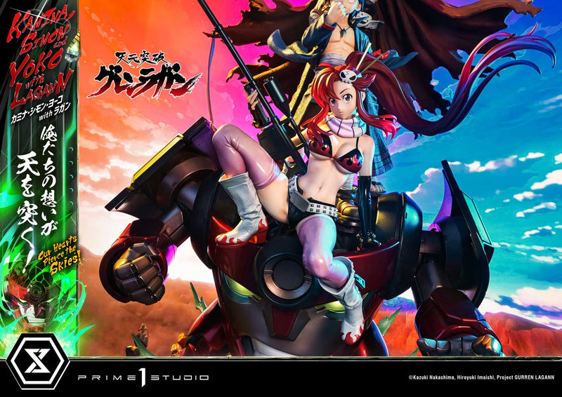 Tengen Toppa Gurren Lagann Prime 1 Ultimate Premium Masterline Studio Kamina, Simon & Yoko with Lagann Our Hearts Pierce the Skies!