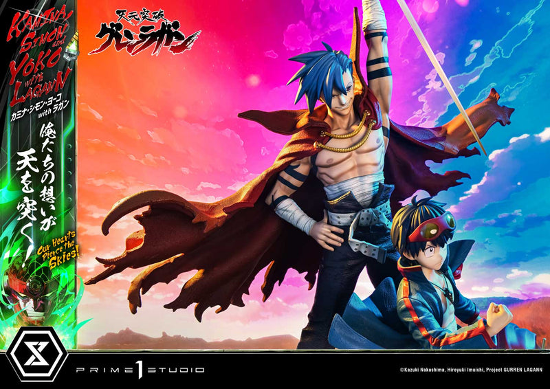 Tengen Toppa Gurren Lagann Prime 1 Ultimate Premium Masterline Studio Kamina, Simon & Yoko with Lagann Our Hearts Pierce the Skies!