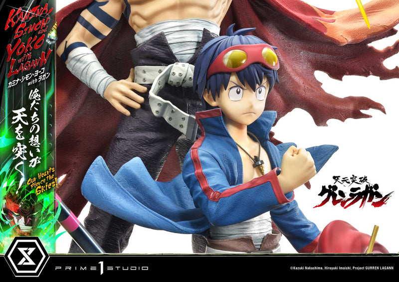 Tengen Toppa Gurren Lagann Prime 1 Ultimate Premium Masterline Studio Kamina, Simon & Yoko with Lagann Our Hearts Pierce the Skies!