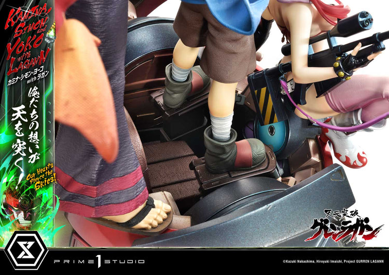 Tengen Toppa Gurren Lagann Prime 1 Ultimate Premium Masterline Studio Kamina, Simon & Yoko with Lagann Our Hearts Pierce the Skies!