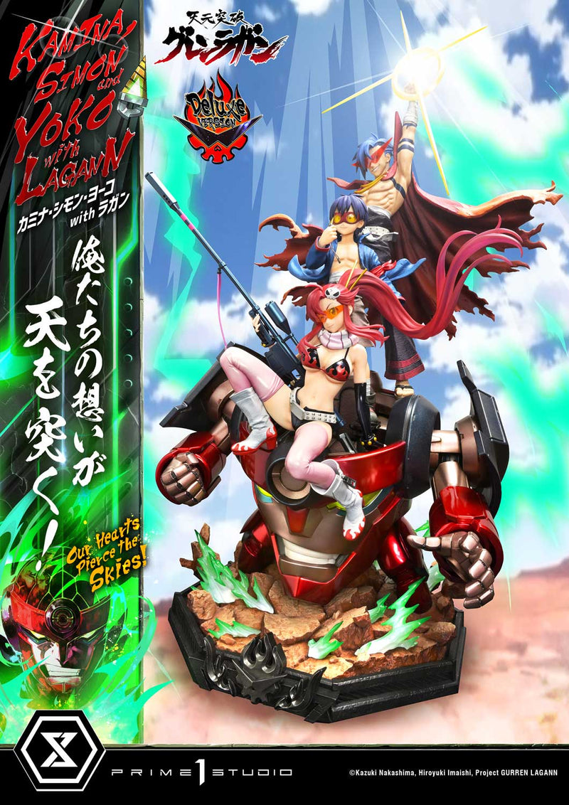 Tengen Toppa Gurren Lagann Prime 1 Ultimate Premium Masterline Studio Kamina, Simon & Yoko with Lagann Our Hearts Pierce the Skies! DX Edition