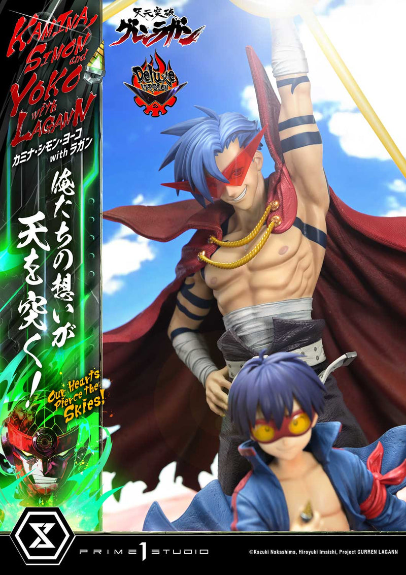 Tengen Toppa Gurren Lagann Prime 1 Ultimate Premium Masterline Studio Kamina, Simon & Yoko with Lagann Our Hearts Pierce the Skies! DX Edition