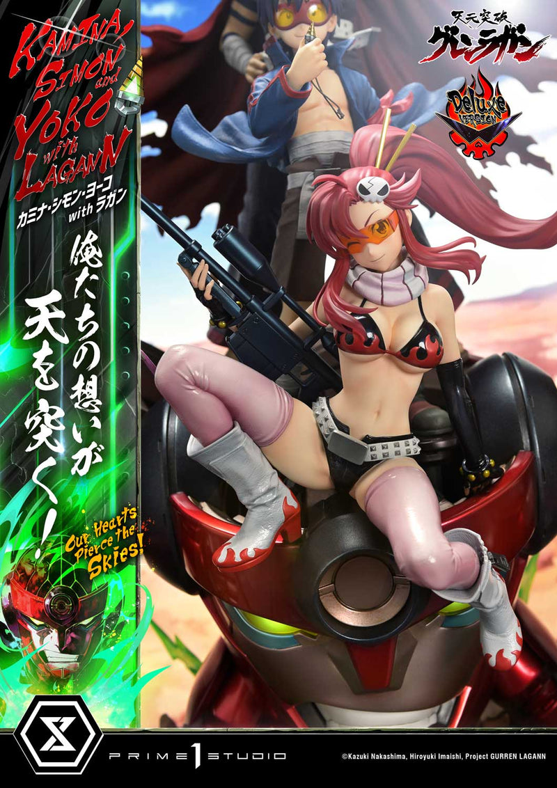 Tengen Toppa Gurren Lagann Prime 1 Ultimate Premium Masterline Studio Kamina, Simon & Yoko with Lagann Our Hearts Pierce the Skies! DX Edition