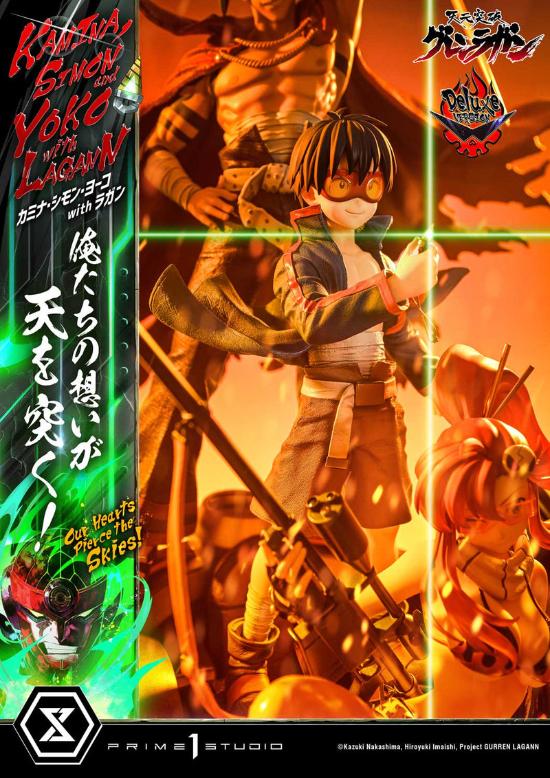 Tengen Toppa Gurren Lagann Prime 1 Ultimate Premium Masterline Studio Kamina, Simon & Yoko with Lagann Our Hearts Pierce the Skies! DX Edition