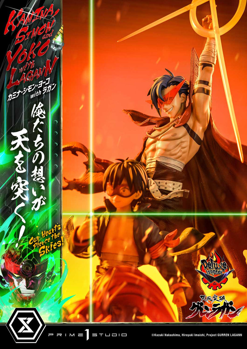 Tengen Toppa Gurren Lagann Prime 1 Ultimate Premium Masterline Studio Kamina, Simon & Yoko with Lagann Our Hearts Pierce the Skies! DX Edition