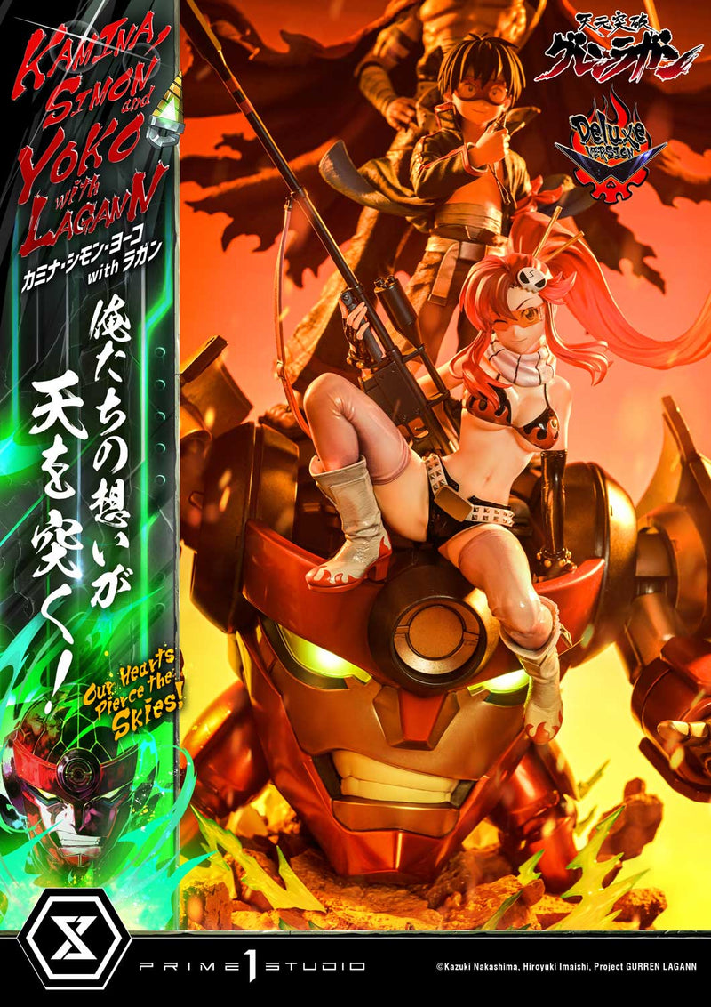 Tengen Toppa Gurren Lagann Prime 1 Ultimate Premium Masterline Studio Kamina, Simon & Yoko with Lagann Our Hearts Pierce the Skies! DX Edition