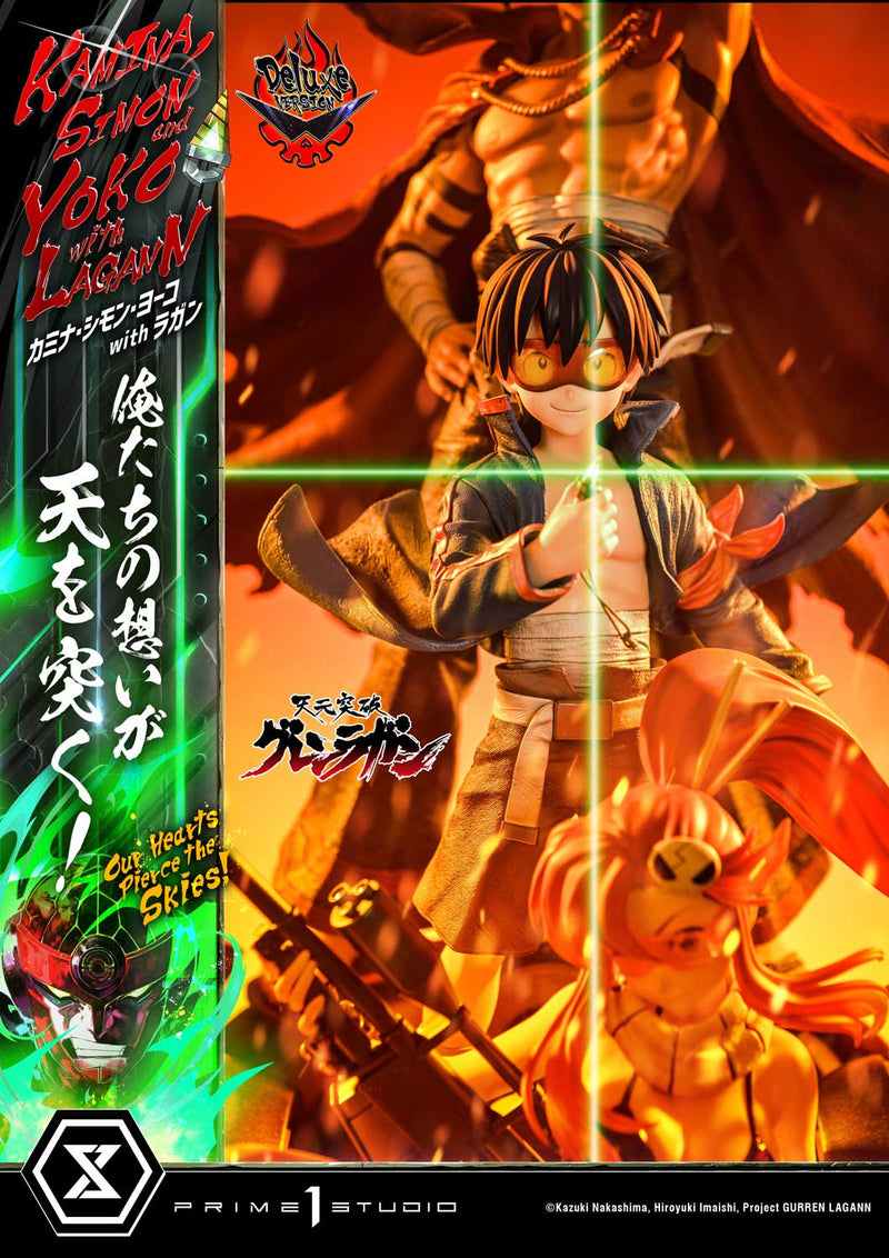 Tengen Toppa Gurren Lagann Prime 1 Ultimate Premium Masterline Studio Kamina, Simon & Yoko with Lagann Our Hearts Pierce the Skies! DX Edition
