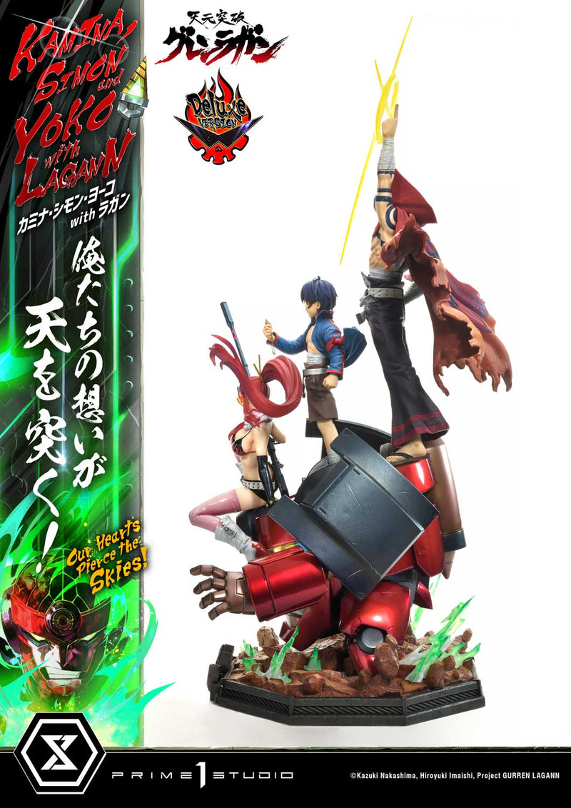 Tengen Toppa Gurren Lagann Prime 1 Ultimate Premium Masterline Studio Kamina, Simon & Yoko with Lagann Our Hearts Pierce the Skies! DX Edition