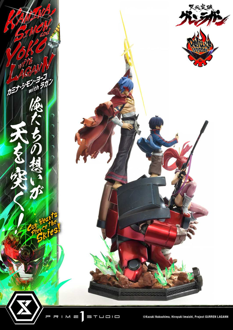 Tengen Toppa Gurren Lagann Prime 1 Ultimate Premium Masterline Studio Kamina, Simon & Yoko with Lagann Our Hearts Pierce the Skies! DX Edition