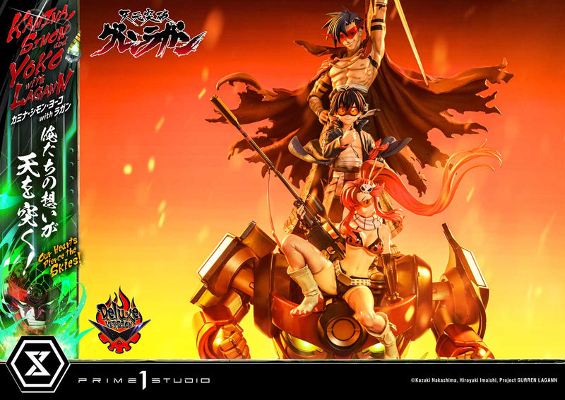 Tengen Toppa Gurren Lagann Prime 1 Ultimate Premium Masterline Studio Kamina, Simon & Yoko with Lagann Our Hearts Pierce the Skies! DX Edition