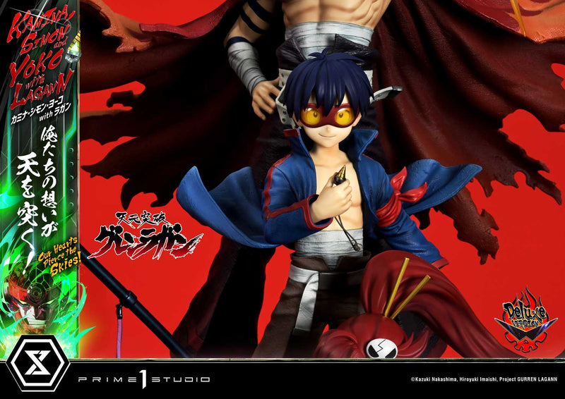 Tengen Toppa Gurren Lagann Prime 1 Ultimate Premium Masterline Studio Kamina, Simon & Yoko with Lagann Our Hearts Pierce the Skies! DX Edition