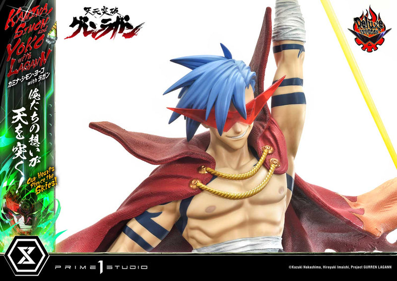 Tengen Toppa Gurren Lagann Prime 1 Ultimate Premium Masterline Studio Kamina, Simon & Yoko with Lagann Our Hearts Pierce the Skies! DX Edition