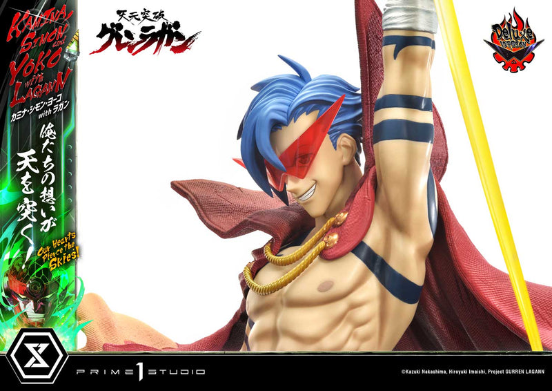 Tengen Toppa Gurren Lagann Prime 1 Ultimate Premium Masterline Studio Kamina, Simon & Yoko with Lagann Our Hearts Pierce the Skies! DX Edition