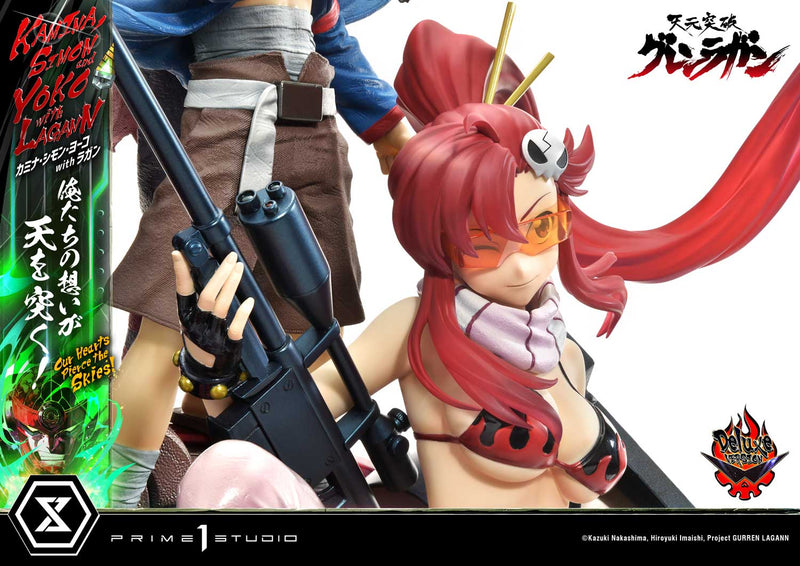 Tengen Toppa Gurren Lagann Prime 1 Ultimate Premium Masterline Studio Kamina, Simon & Yoko with Lagann Our Hearts Pierce the Skies! DX Edition
