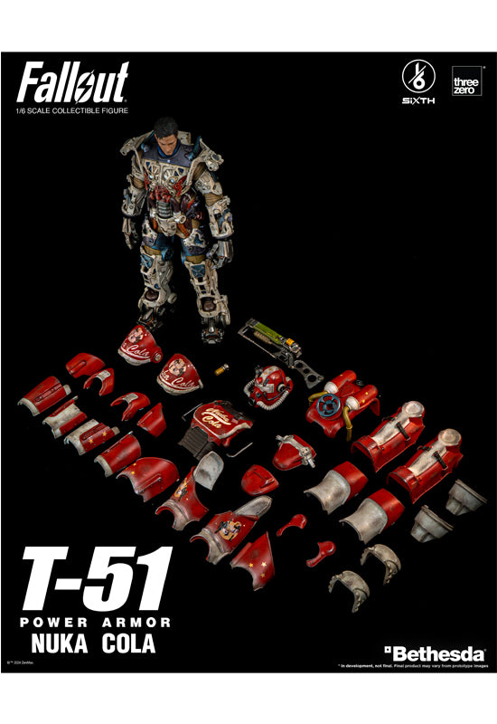 Fallout 3A Threezero 1/6 T-51 Nuka Cola Power Armor