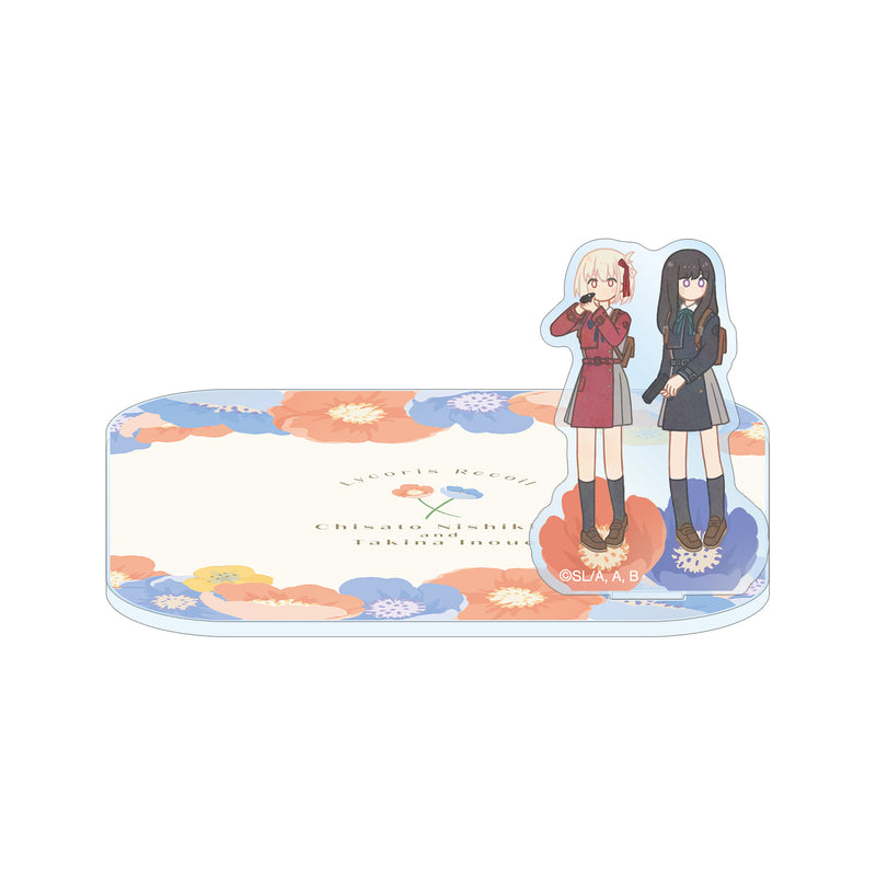 Lycoris Recoil armabianca Nishikigi Chisato & Inoue Takina Botania Coaster with Acrylic Stand
