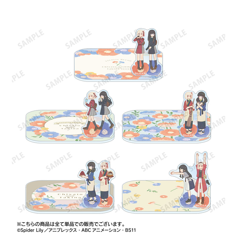 Lycoris Recoil armabianca Nishikigi Chisato & Inoue Takina Botania Coaster with Acrylic Stand
