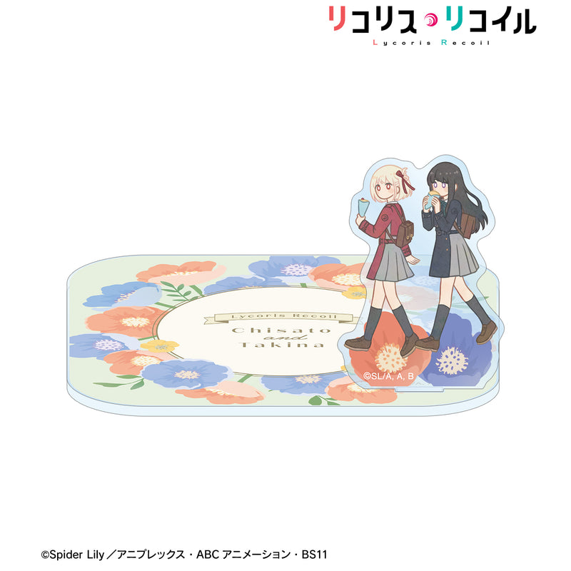 Lycoris Recoil armabianca Nishikigi Chisato & Inoue Takina Botania Coaster with Acrylic Stand