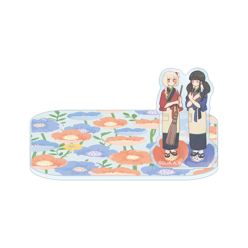 Lycoris Recoil armabianca Nishikigi Chisato & Inoue Takina Botania Coaster with Acrylic Stand