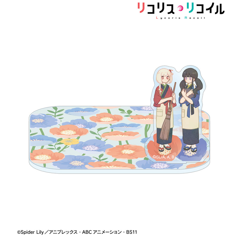 Lycoris Recoil armabianca Nishikigi Chisato & Inoue Takina Botania Coaster with Acrylic Stand