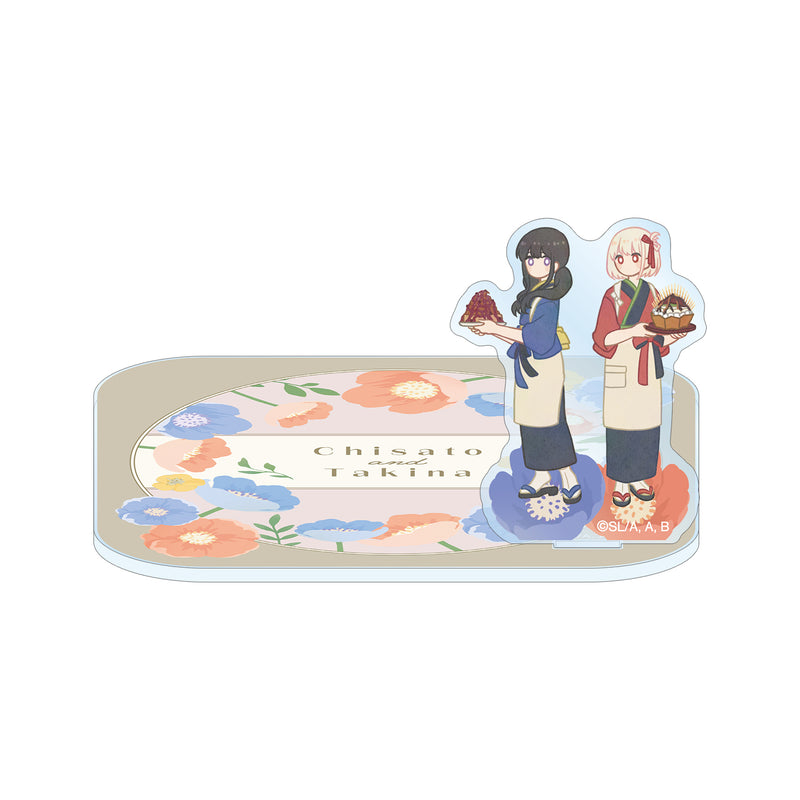 Lycoris Recoil armabianca Nishikigi Chisato & Inoue Takina Botania Coaster with Acrylic Stand