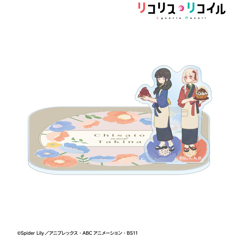 Lycoris Recoil armabianca Nishikigi Chisato & Inoue Takina Botania Coaster with Acrylic Stand