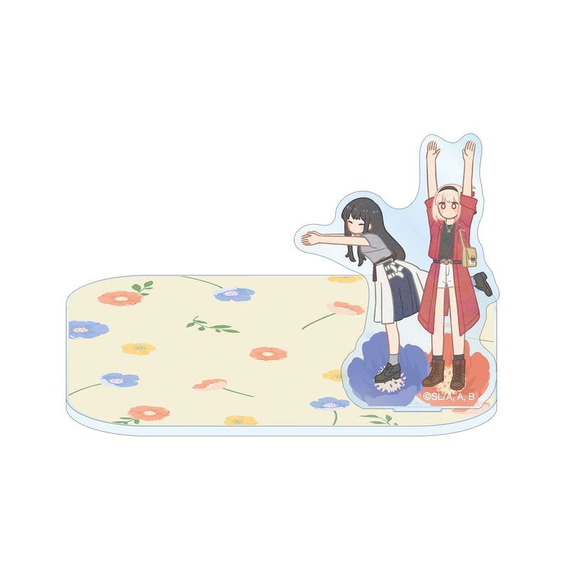 Lycoris Recoil armabianca Nishikigi Chisato & Inoue Takina Botania Coaster with Acrylic Stand