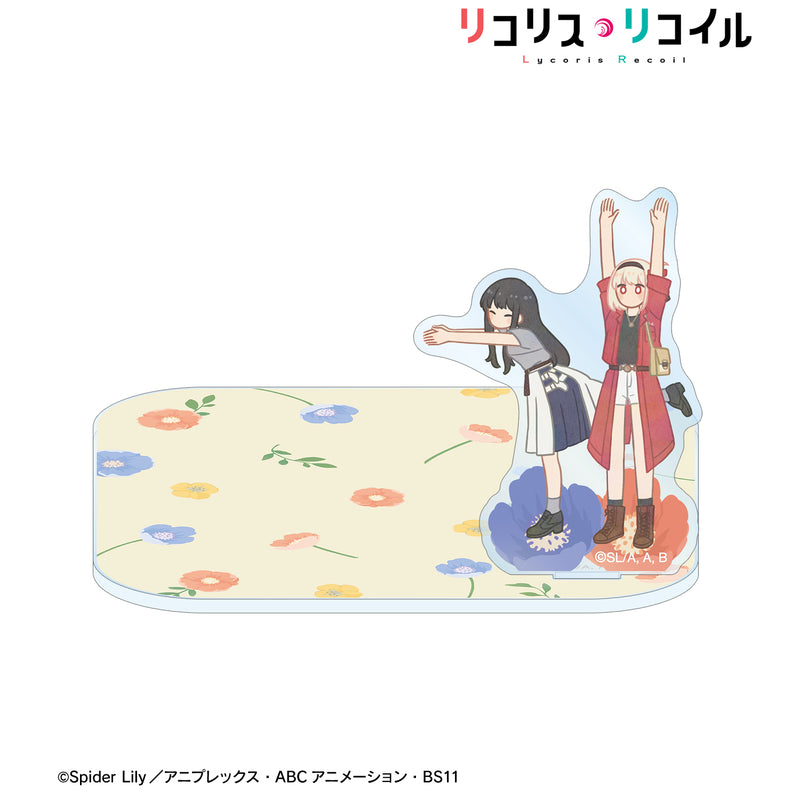 Lycoris Recoil armabianca Nishikigi Chisato & Inoue Takina Botania Coaster with Acrylic Stand