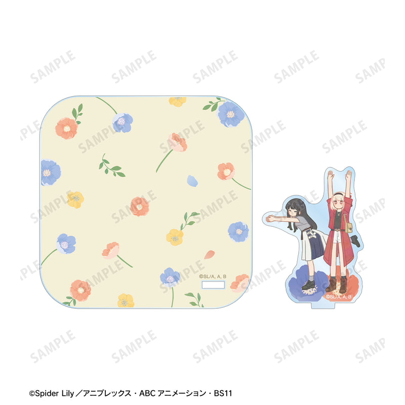 Lycoris Recoil armabianca Nishikigi Chisato & Inoue Takina Botania Coaster with Acrylic Stand