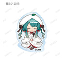SNOW MIKU 2024 armabianca Trading Snow Miku Art by Binchou Maguro Acrylic Sticker