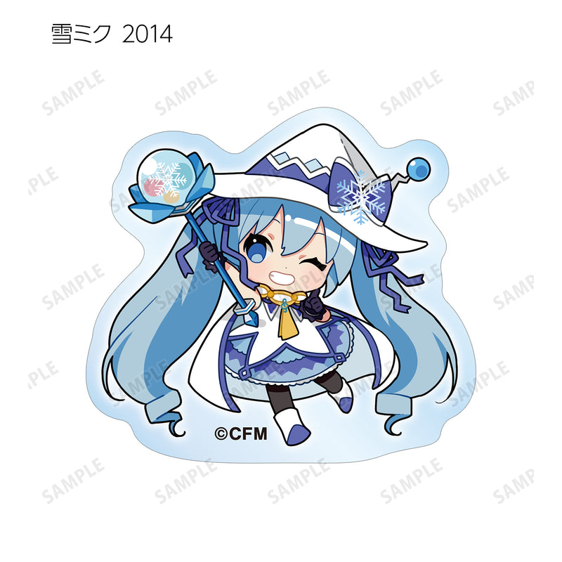 SNOW MIKU 2024 armabianca Trading Snow Miku Art by Binchou Maguro Acrylic Sticker