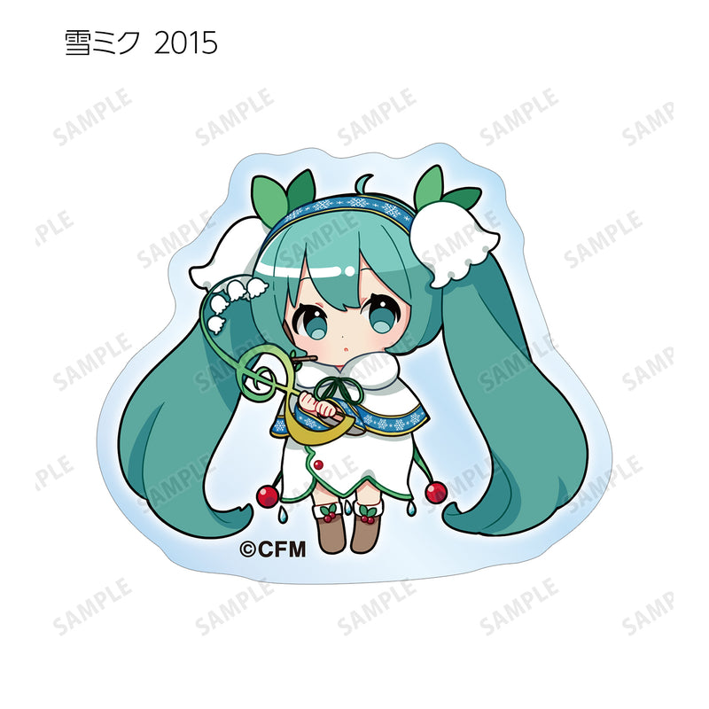 SNOW MIKU 2024 armabianca Trading Snow Miku Art by Binchou Maguro Acrylic Sticker