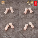 SNAIL SHELL OPTION FEET PARTS SET FOR RPG-07 THE ANGEL ANGELA 1/12 SCALE ACTION FIGURE