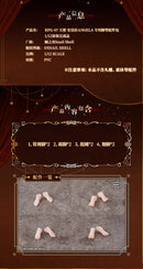 SNAIL SHELL OPTION FEET PARTS SET FOR RPG-07 THE ANGEL ANGELA 1/12 SCALE ACTION FIGURE