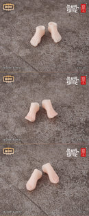 SNAIL SHELL OPTION FEET PARTS SET FOR RPG-07 THE ANGEL ANGELA 1/12 SCALE ACTION FIGURE