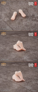 SNAIL SHELL OPTION FEET PARTS SET FOR RPG-07 THE ANGEL ANGELA 1/12 SCALE ACTION FIGURE